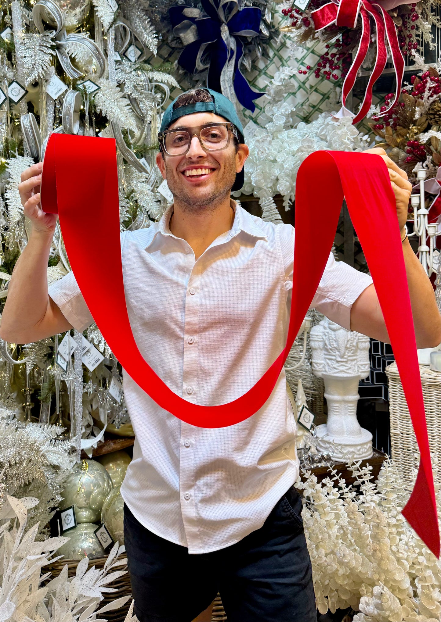 Outdoor RED Velvet Ribbon