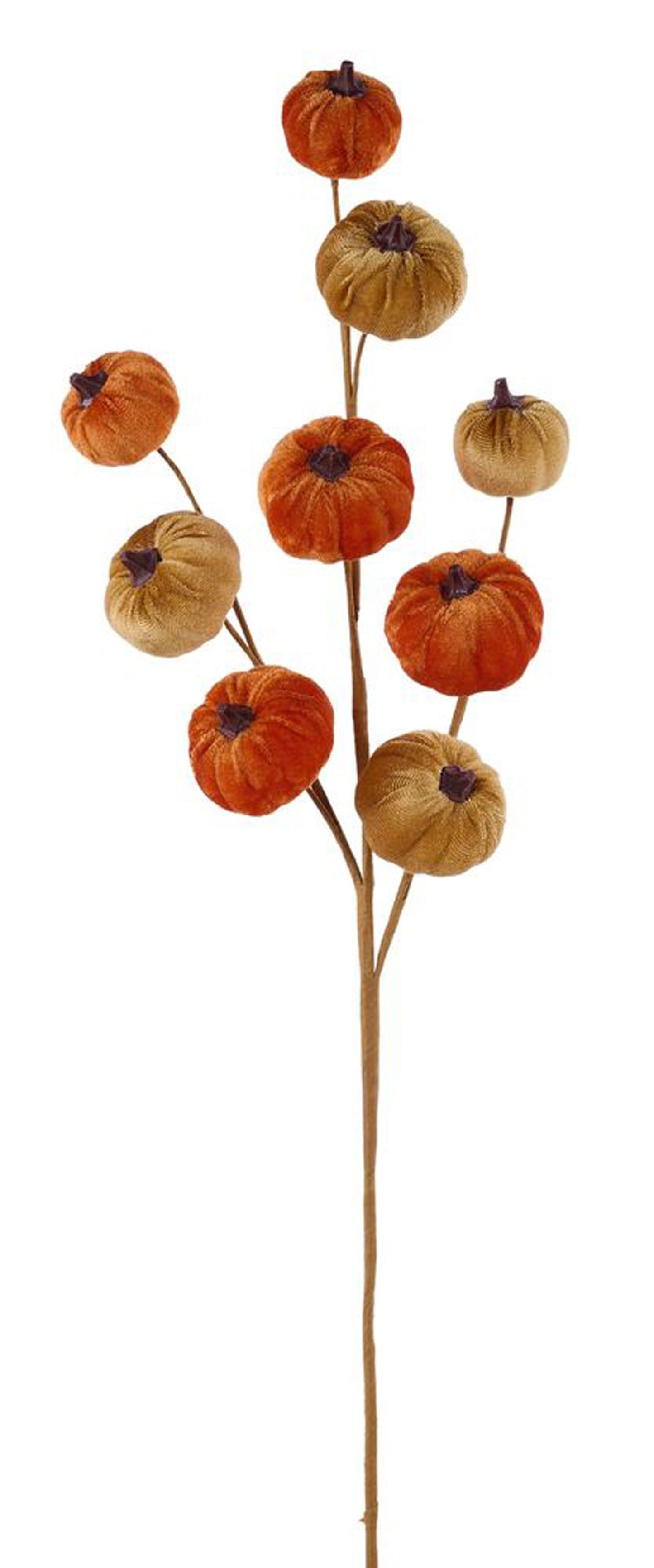 21.5in Mixed Sizes Pumpkin Spray x9 - Default Title