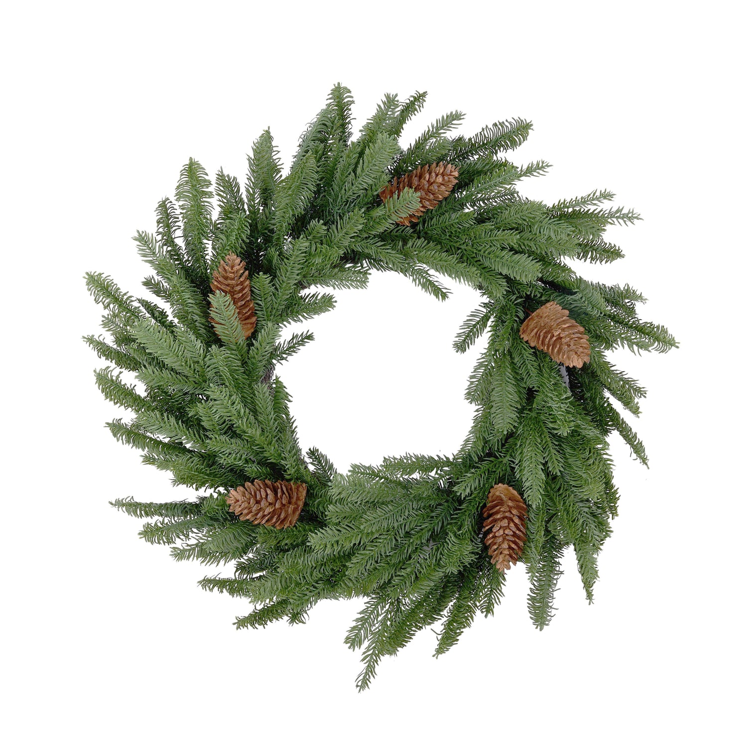 30"Dia Soft Touch Spruce/Pinecone Wreath