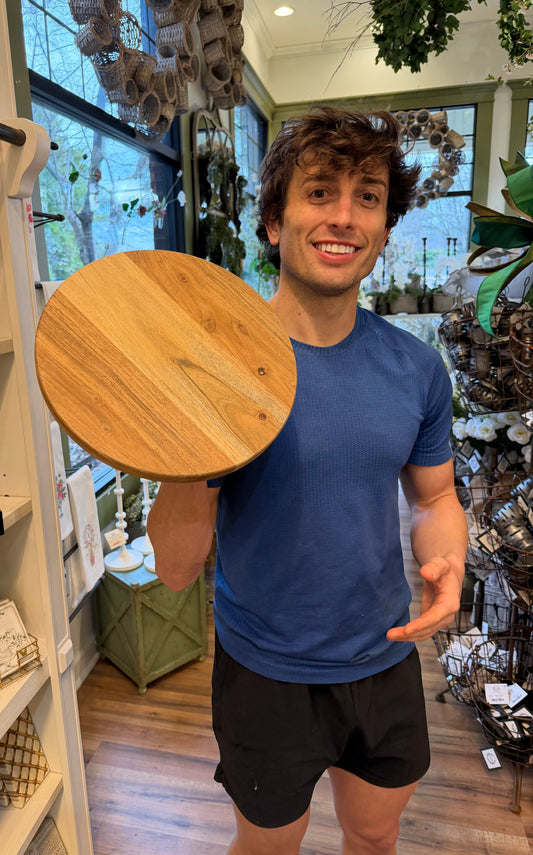 Acacia Round Turntable 14"x 14"