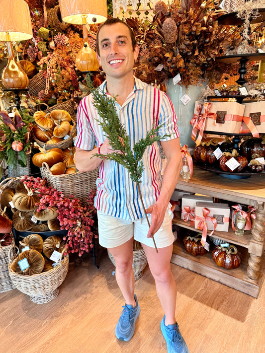 32"L Juniper w/Berry Spray